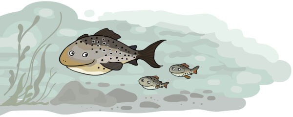 Tecknade fiskar