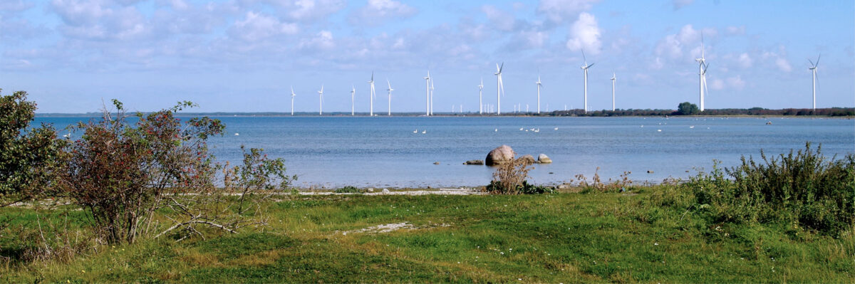 Näsuddens vindkraftspark på Gotland